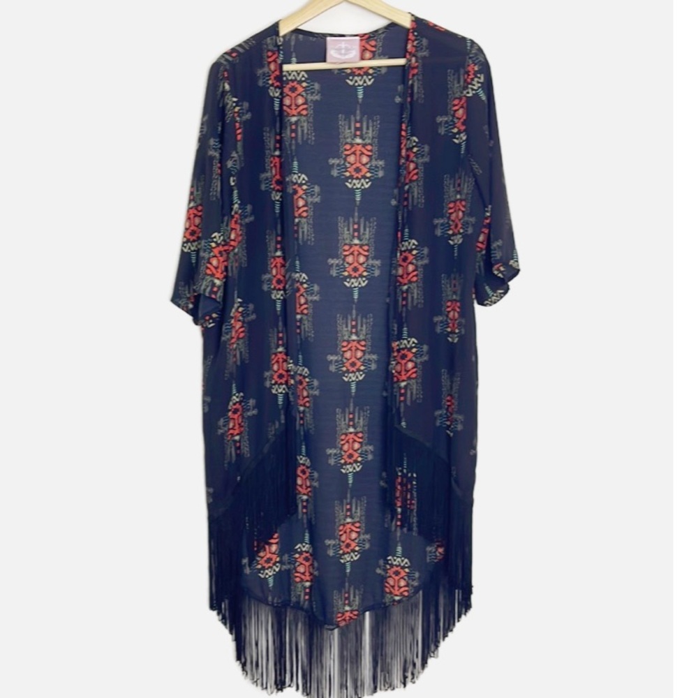 Romeo & Juliet Couture Fringe kimono M
